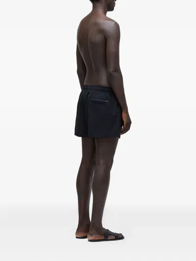 Osklen Elasticated-waist Swim Shorts In Black