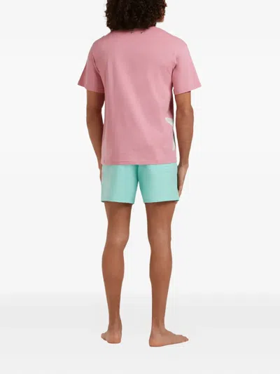 Vilebrequin Starfish-detail Crew-neck T-shirt In Pink