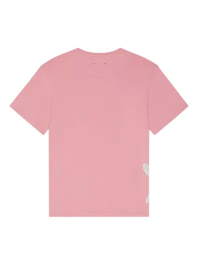 Vilebrequin Starfish-detail Crew-neck T-shirt In Pink