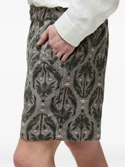 Osklen Patterned-jacquard Shorts In Multi