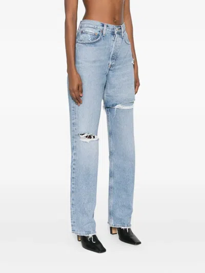 Agolde Amryn Boyfriend Jeans In Blue