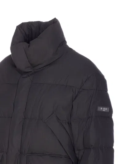 Tatras High Neck Quilted Jacket Pockets In Black