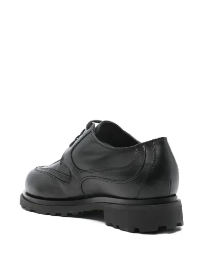 _j.l-a.l_ Leather Oxford Shoes In Black
