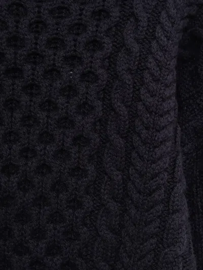 Duran Lantink Textured Mini Dress In Blue