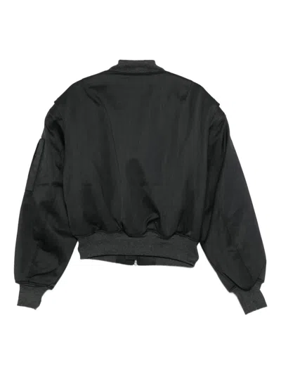 Entire Studios Broad Bomber Jacket In Black