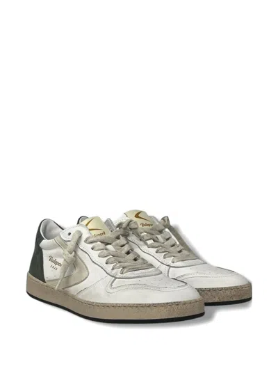 Valsport Davis Heritage Panelled Trainers In White