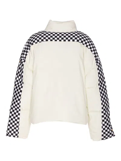 Jetset Stars Checkerboard Padded Jacket In Multi