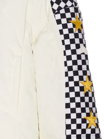 Jetset Stars Checkerboard Padded Jacket In Multi