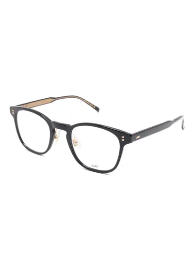Dunhill Round-frame Glasses In Black