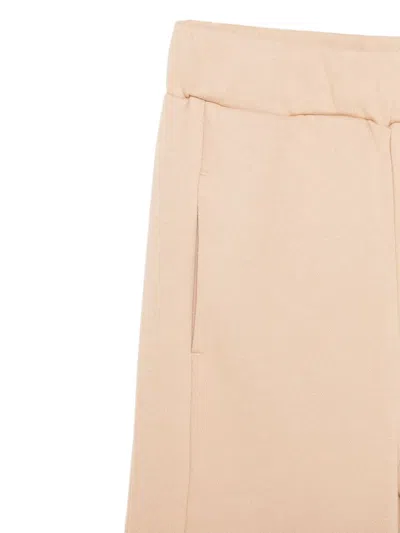 Liu •jo Cotton-blend Pants In Neutral