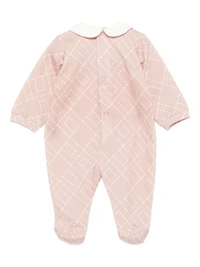 Elisabetta Franchi Geometric-print Pajamas In Pink