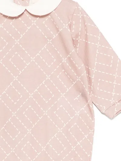 Elisabetta Franchi Geometric-print Pajamas In Pink
