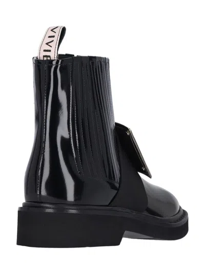 Roger Vivier Viv Rangers Chelsea Ankle Boots In Black
