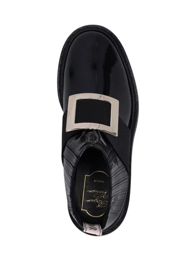 Roger Vivier Viv Rangers Chelsea Ankle Boots In Black