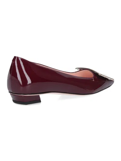 Roger Vivier Belle Vivier Pumps In Burgundy