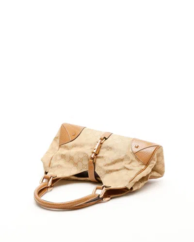 Gucci Large Gg New Jackie Bag In Neutral