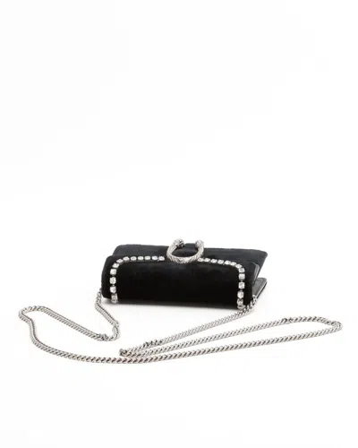 Gucci Dionysus Leather 476432 Shoulder Bag Shoulder Bag In Black
