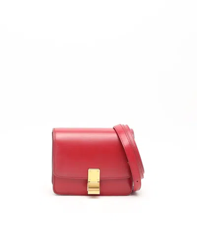 Celine Céline Small Classic Box Bag In Red