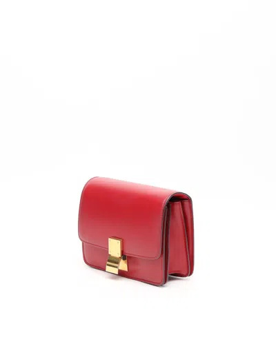 Celine Céline Small Classic Box Bag In Red