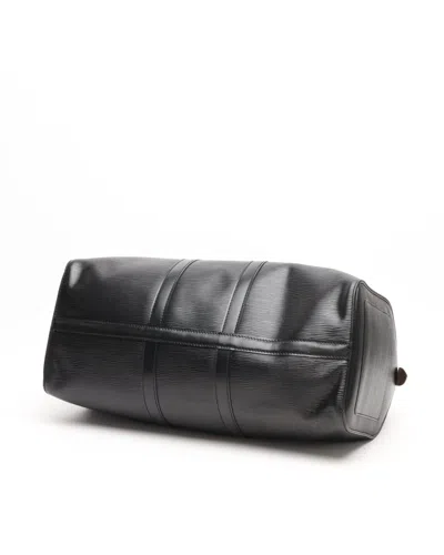 Pre-owned Louis Vuitton Epi Keepall 45 Weekend Bag In Black
