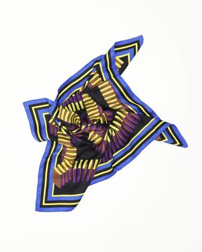 Pre-owned Hermes Hermès Carré 70 L'effet Domino Silk Scarf