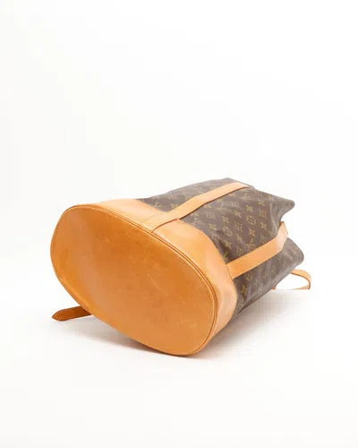 Pre-owned Louis Vuitton Monogram Randonnée Gm Bag In Brown