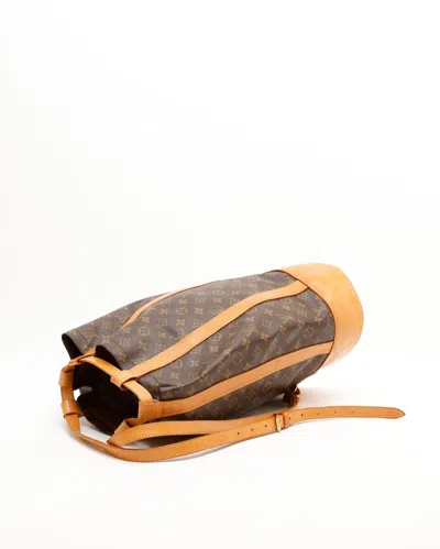 Pre-owned Louis Vuitton Monogram Randonnée Gm Bag In Brown