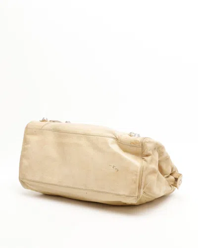 Balenciaga Motocross Midday 21 Giant Bag In Neutral