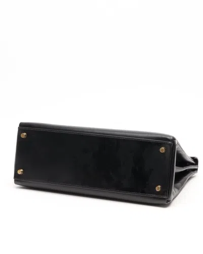 Pre-owned Hermes Hermès Kelly Sellier 32 Box Bag In Black