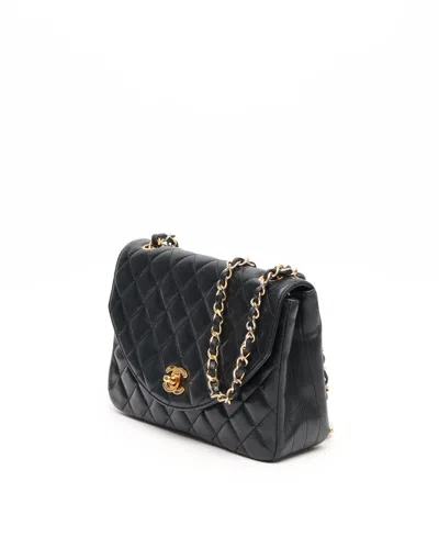 Pre-owned Chanel Small Single Flap Bag In Black