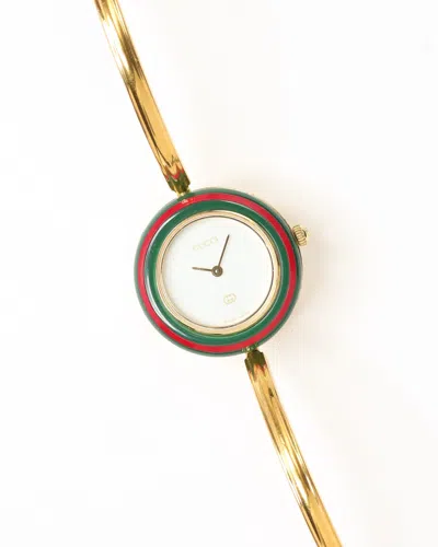 Gucci Change Bezel 26mm Ref 11/12 Full Set Watch In Multi