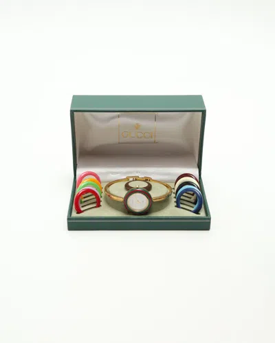 Gucci Change Bezel 26mm Ref 11/12 Full Set Watch In Multi