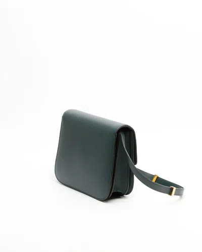 Celine Céline Classic Box Bag In Green