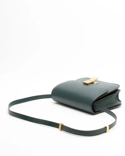 Celine Céline Classic Box Bag In Green