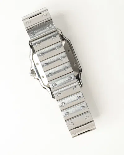 Cartier Santos Galbée 29mm Ref 2319 Tropical Automatic Watch In Gray