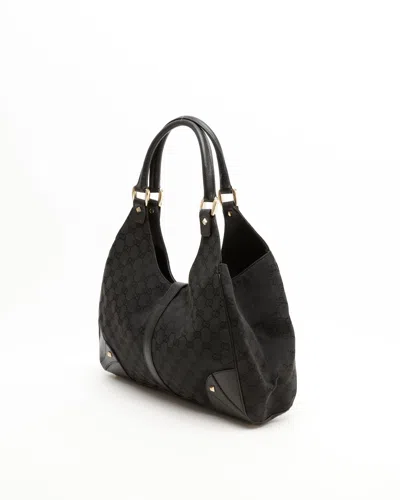 Gucci Large Gg New Jackie Bag In Black