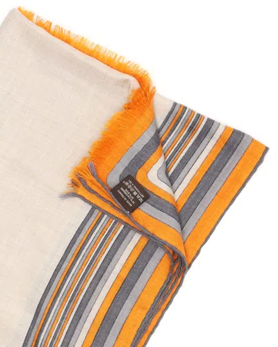 Pre-owned Hermes Hermès Rectangle Cashmere Silk Stole In Multi
