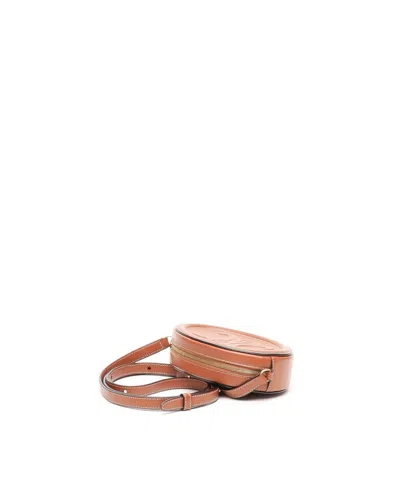 Celine Céline Oval Cuir Triomphe Bag In Brown