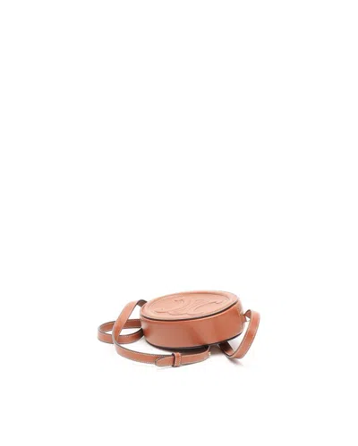 Celine Céline Oval Cuir Triomphe Bag In Brown