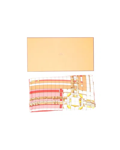 Pre-owned Hermes Hermès 130 Cashmere Silk Scarf In Multi