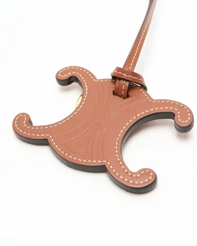 Celine Céline Triomphe Bag Charm In Pink