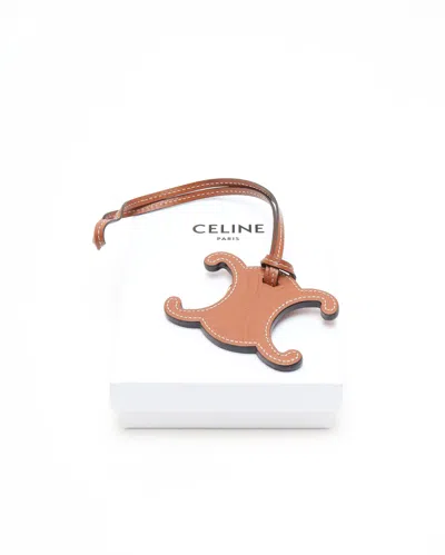 Celine Céline Triomphe Bag Charm In Pink