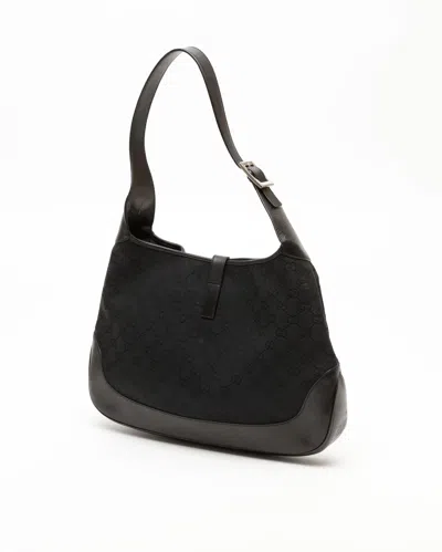 Gucci Large Gg Jackie Bag In Black