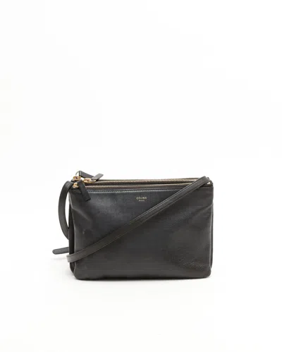 Celine Céline Small Trio Bag In Black