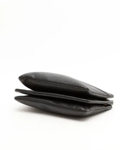 Celine Céline Small Trio Bag In Black