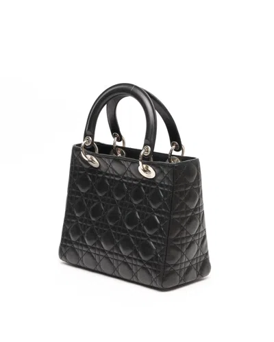 Dior Christian  Medium Lady  Bag In Orange