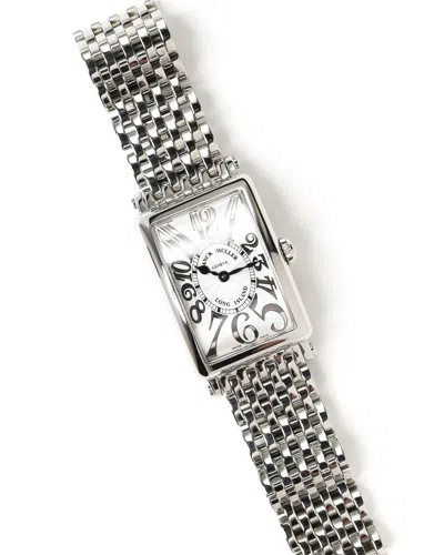 Franck Muller Long Island 23mm Ref 902qzrel Full Set Watch In Metallic