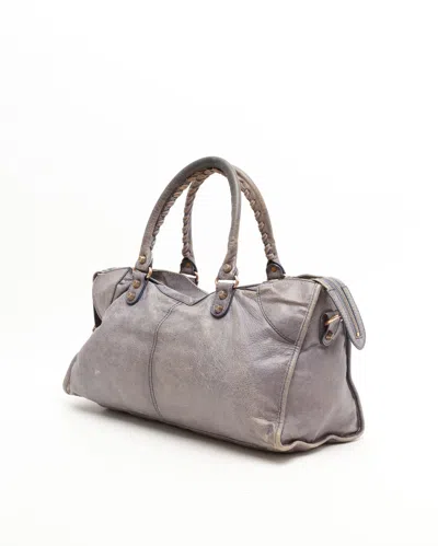 Balenciaga Motocross Part Time Bag In Blue