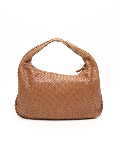 Bottega Veneta Medium Intrecciato Hobo Bag In Brown