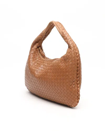 Bottega Veneta Medium Intrecciato Hobo Bag In Brown